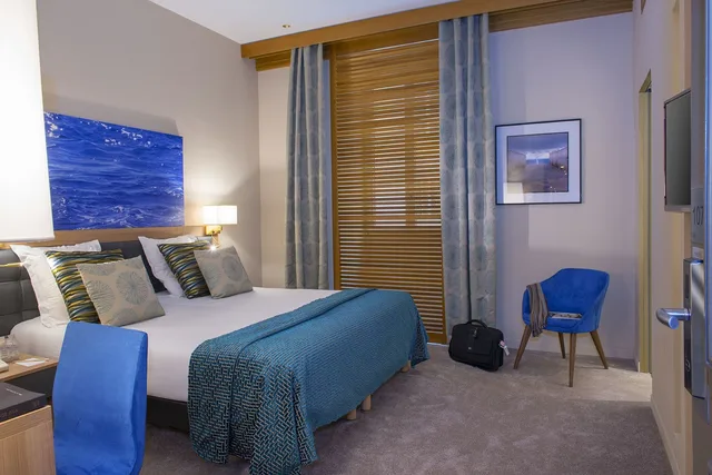 غرفة سوبيريور بسرير كوين بإطلالة على المدينة، Hotel Beau Rivage 2/10