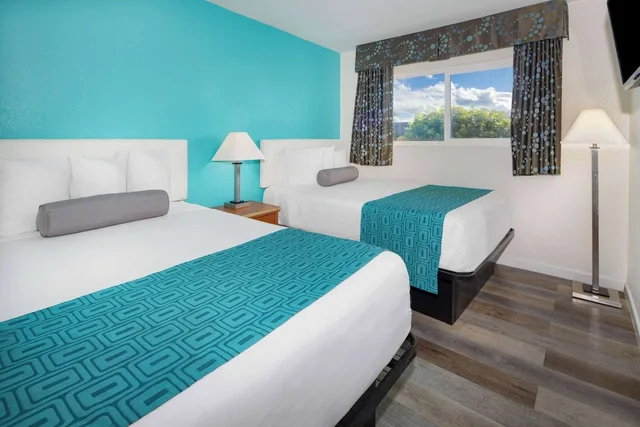 جناح استوديو بسريرين مزدوجين مع أريكة بمطبخ، Howard Johnson Suites by Wyndham San Diego Chula Vista/BayFt 2/6