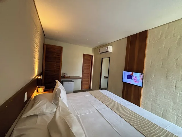 غرفة قياسية بسرير مزدوج بإطلالة على الحديقة، Hotel Da Pipa 3/10