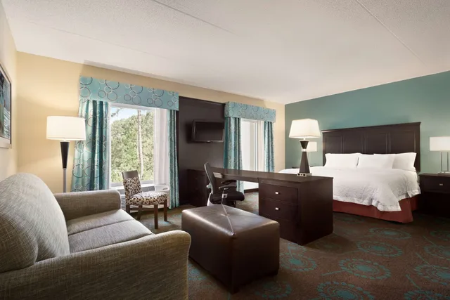 جناح استوديو بسرير كينج مع أريكة، Hampton Inn & Suites Bluffton-Sun City 2/9