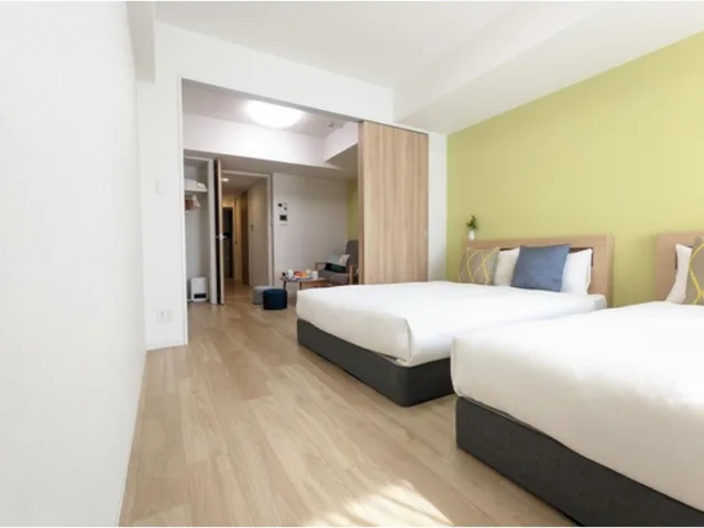 غرفة ديلوكس بسريرين منفصلين في طابق مرتفع، ESLEAD HOTEL Namba South III 1/1