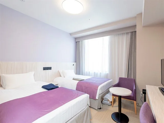 غرفة ديلوكس بسريرين منفصلين، Hiyori Hotel Osaka Namba Station 1/5