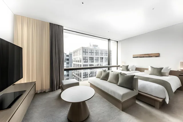 غرفة ديلوكس بسريرين منفصلين مع أريكة، The Royal Park Hotel Iconic Kyoto 1/1