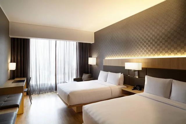 غرفة ديلوكس بسريرين مزدوجين بإطلالة على المدينة، AC Hotel by Marriott Lima Miraflores 1/10