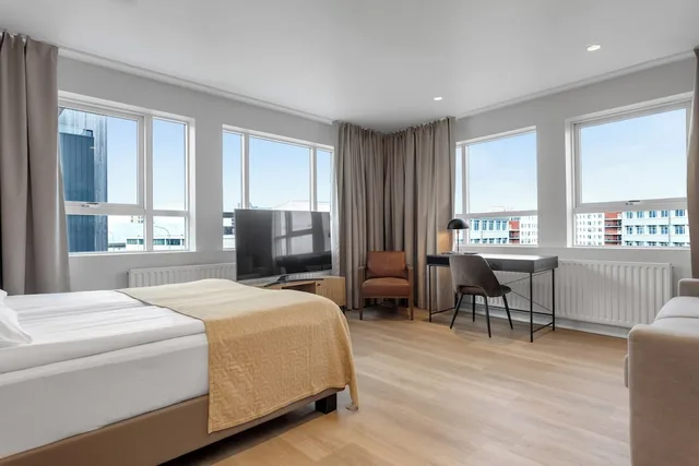 غرفة ديلوكس رباعية بسريرين مزدوجين بحمام خاص، Alva Hotel 1/5