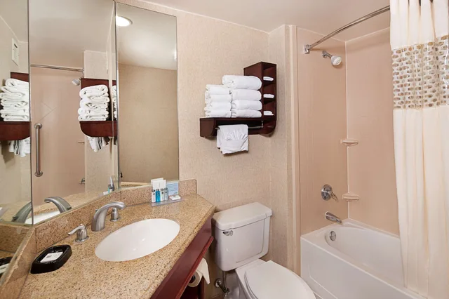 غرفة بسرير كينج مع أريكة، Hampton Inn Long Island-Islandia 6/6