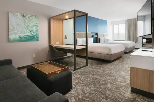جناح بسريرين كوين مع سرير سحّاب إضافي مع أريكة لذوي الإعاقة، Springhill Suites By Marriott Dallas Dfw Airport South/Centreport 3/8