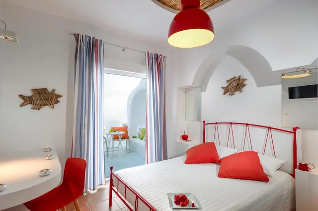 غرفة بسرير مزدوج أو سريرين منفصلين بشرفة، Adriani Hotel 7/10