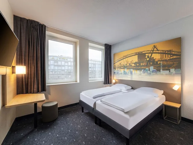 غرفة بسريرين منفصلين، B&B Hotel Duisburg Hbf-Nord 6/10