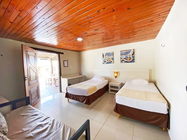 شاليه بسرير كينج وثلاثة أسرّة بإطلالة على الحديقة، Hotel Parque das Fontes All Inclusive 2/3