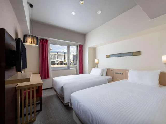 غرفة بسريرين منفصلين، Ibis Styles Kyoto Station 1/4