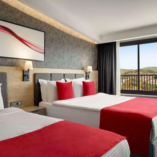 Standard, Twin Beds, Land Side, Balcony، Ramada by Wyndham Dalaman 2/7