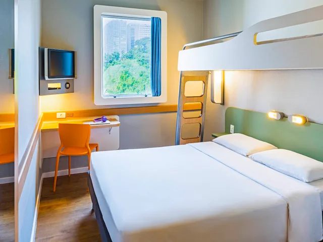 غرفة عائلية بأسرّة بطابقين، Ibis Budget Rio De Janeiro Centro 1/1