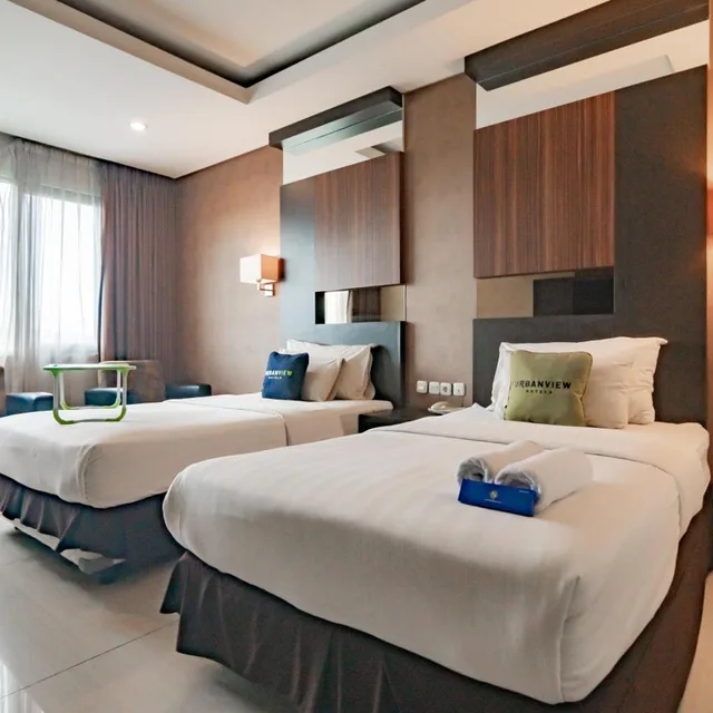 غرفة سوبيريور بسريرين منفصلين، Urbanview Hotel Newton Riau Bandung 9/10