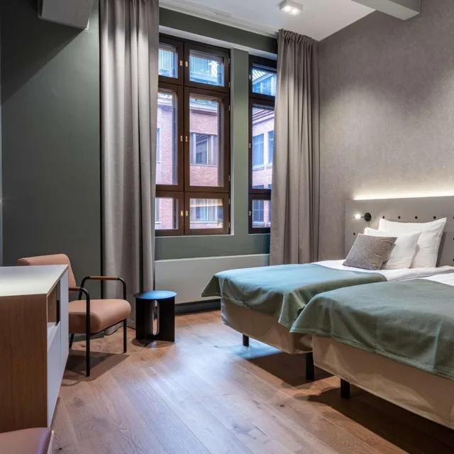 Room, Twin Beds, Scandic Helsinki Hub 1/10