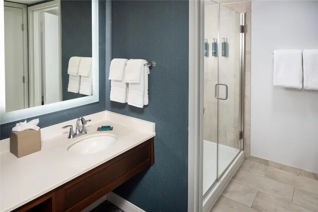 غرفة بسرير كينج بإطلالة على الفناء بشرفة، Doubletree By Hilton Hotel Boston-Andover 5/5