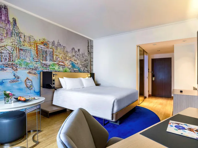 غرفة ديلوكس بسرير مزدوج أو سريرين منفصلين، Novotel Bangkok On Siam Square 4/6