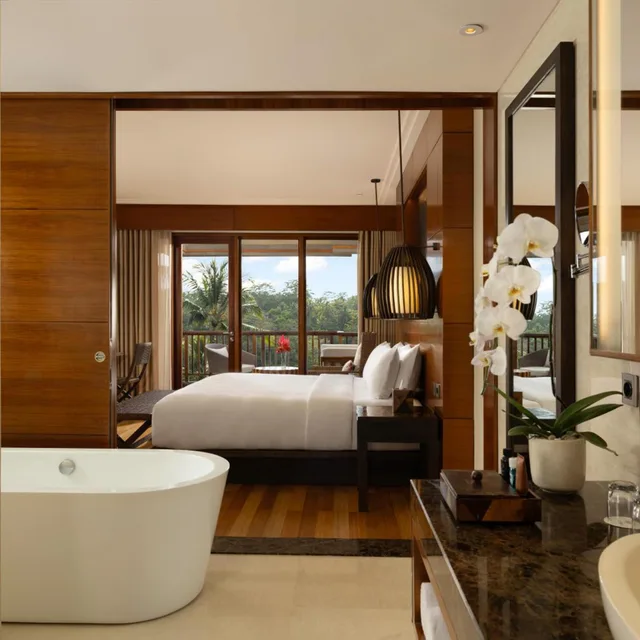 غرفة بريميير ديلوكس بحوض استحمام، Padma Resort Ubud 7/8