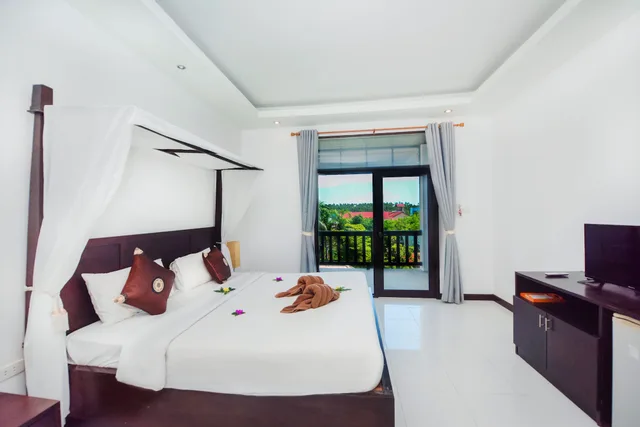 غرفة ديلوكس بسريرين منفصلين بإطلالة على المسبح، Monaburi Boutique Resort 1/10