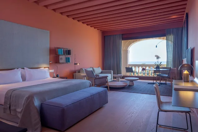 جناح بإطلالة على البحر بشرفة، Hotel Calatrava 1/1