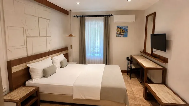شقة سكنية فاخرة بسريرين كوين بإطلالة على البحر، Iskelem Hotel 6/10