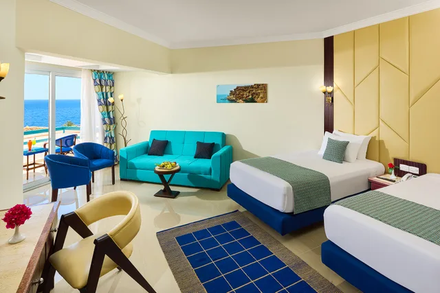 غرفة ديلوكس بسرير مزدوج بإطلالة على البحر، Dreams Beach Resort Sharm El Sheikh 1/1