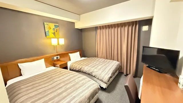 غرفة قياسية بسريرين منفصلين، Hotel Route-Inn Mitokenchomae 1/1