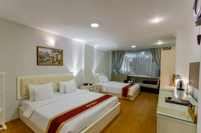 غرفة ديلوكس عائلية بسريرين كوين، A25 Hotel - 307 Ly Tu Trong 3/10