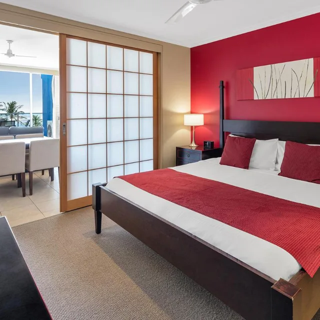 شقة بريميير بإطلالة على البحر بغرفتي نوم، Oaks Hervey Bay Resort and Spa 5/10