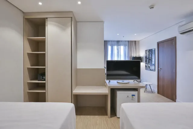 غرفة فاخرة بسريرين منفصلين، Quality Hotel Blumenau 4/5