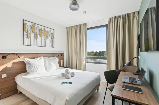 Comfort, Studio, Queen Bed, All Suites Appart Hotel Paris Ouest Colombes 1/2