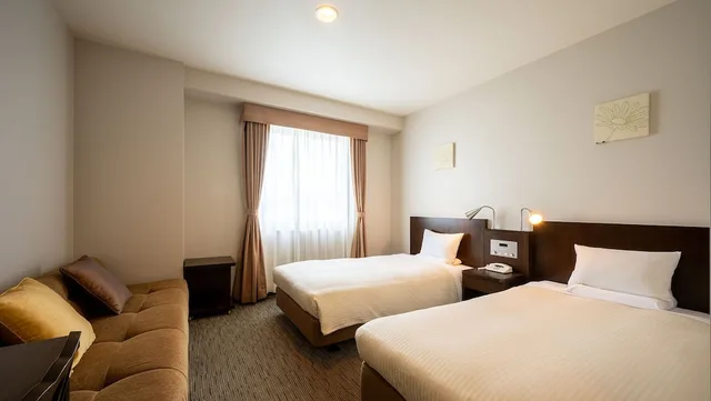 غرفة قياسية بسريرين منفصلين، Jr-East Hotel Mets Fukushima 3/4