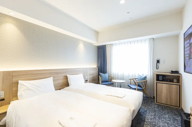 غرفة ديلوكس بسريرين منفصلين، Jr West Group Via Inn Prime Nihonbashi Ningyocho 2/3