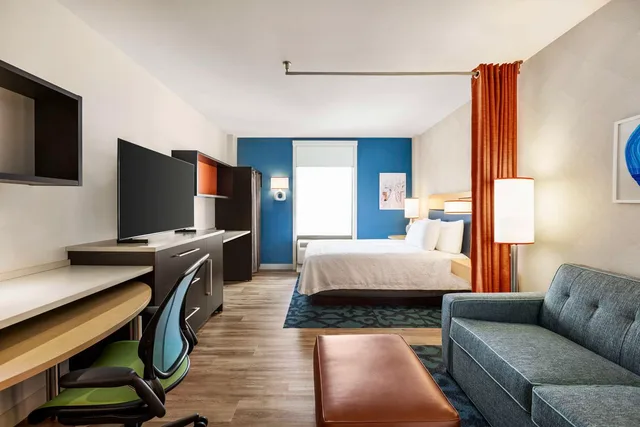 استوديو بسرير كوين بإطلالة على المدينة، Home2 Suites by Hilton New York Long Island City/ Manhattan View 1/2