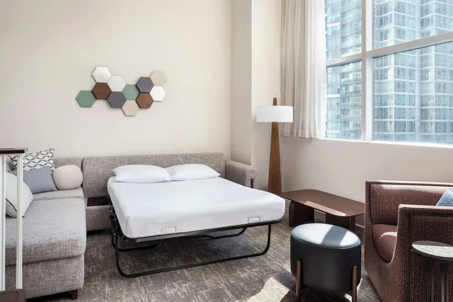 جناح ديلوكس بغرفة نوم واحدة، Toronto Marriott City Centre Ex Renaissance Toronto Hotel 1/3