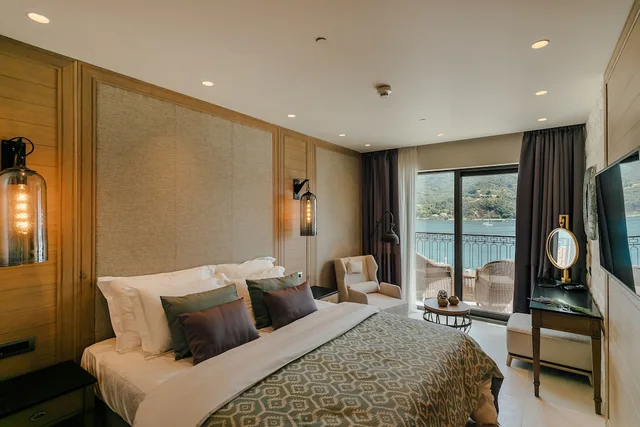غرفة ديلوكس بسرير كوين بإطلالة على البحر بشرفة، Casa Del Mare Mediterraneo 4/7