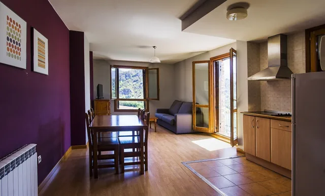 شقة بسريرين منفصلين بغرفة نوم واحدة مع أريكة، Ligüerre Resort 1/1