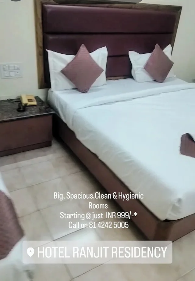 غرفة ديلوكس بسرير كينج، Hotel Ranjit Residency 9/10
