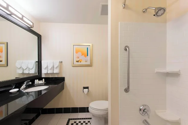 استوديو بسرير كينج مع أريكة لذوي الإعاقة، Fairfield Inn Suites Omaha Downtown 5/5