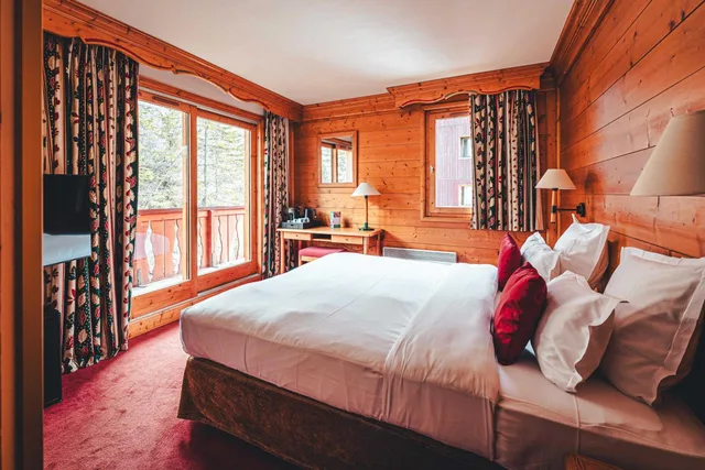 غرفة قياسية بإطلالة على الجبل، Hotel Mont Vallon Meribel 1/10