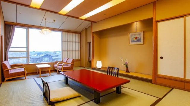 غرفة يابانية تُحدَّد عند الوصول بأرضية تاتامي، Yumotoya Onsen Ryokan 1/1