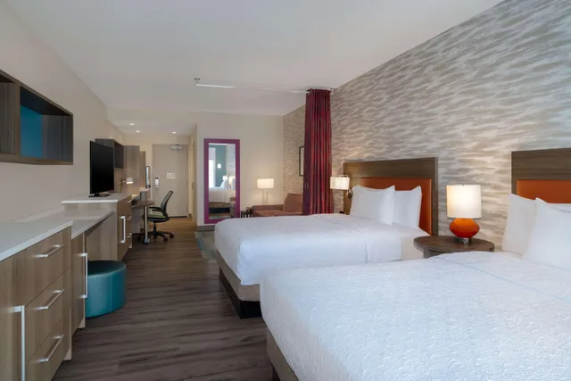 استوديو بسريرين كوين، Home2 Suites by Hilton Bristol 1/5