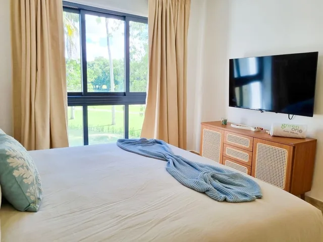 2 Bedrooms, Panoramic, Town House, 1 Queen and 2 Double Beds, Golf Course View, Private Pool، Xeliter Green One Playa Dorada 3/8