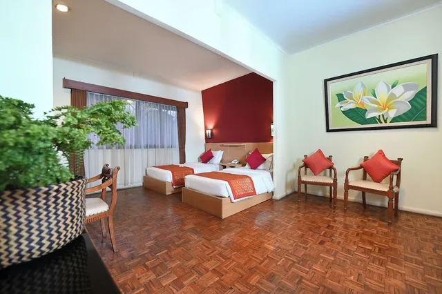 2 Bedrooms, Downstairs, Family, Villa, 1 Double and 1 Single Bed، Puri Dewa Bharata Hotel and Villas 7/10