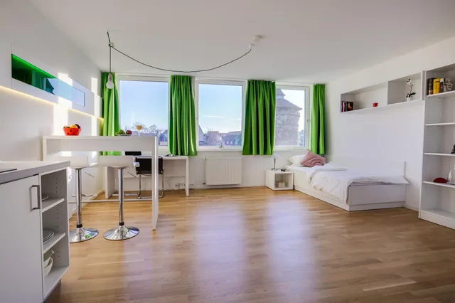 شقة كومفورت بسرير كوين، Brera Serviced Apartments - Nurnberg 2/2