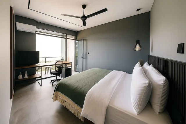 كابينة بسرير مزدوج بإطلالة على البحيرة، Inap Luxury Cabin Kintamani 9/10