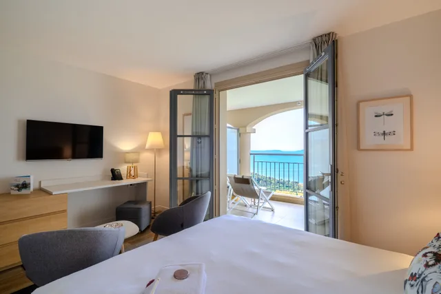 غرفة قياسية بإطلالة على البحر، La Villa Douce 4/5