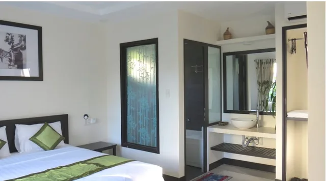 غرفة ديلوكس بسرير كينج بشرفة، Starfruit Homestay Hoi An 2/10