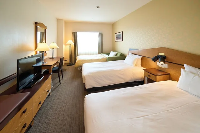 غرفة ثلاثية بسريرين منفصلين مع أريكة للمدخنين، Hotel Resol Gifu 3/4
