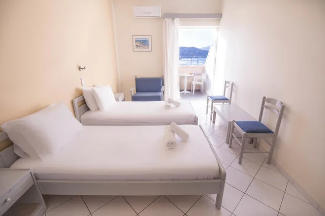غرفة كلاسيكية بسرير مزدوج أو سريرين منفصلين، Galini Beach Hotel 2/5